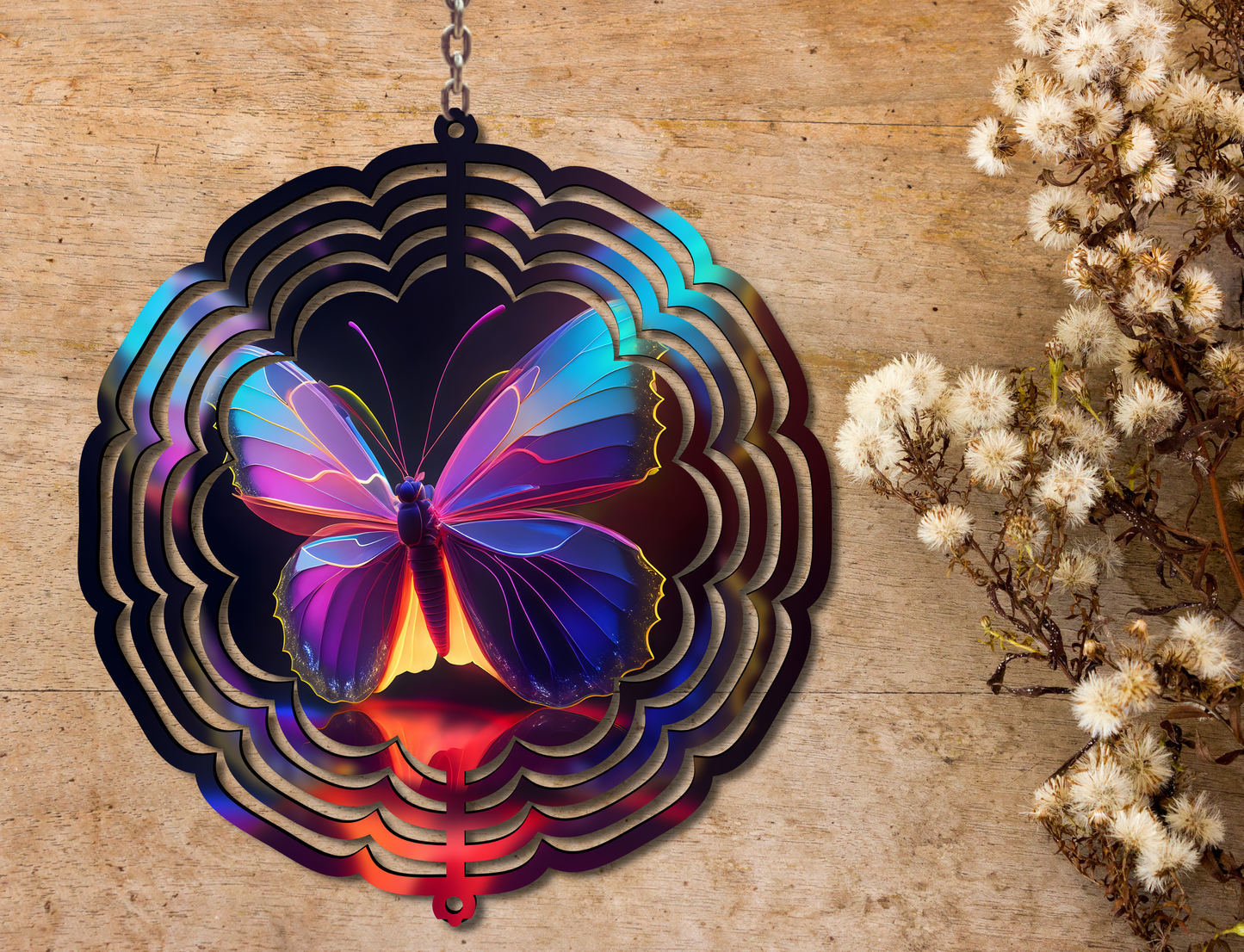 Butterfly Wind Spinner (041)