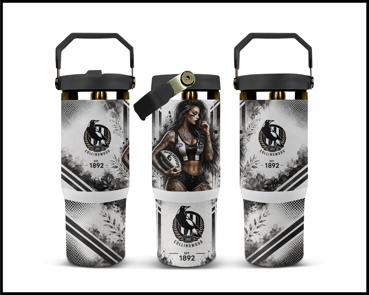 Big Guzzler Collingwood Stainless Steel Tumbler (977)