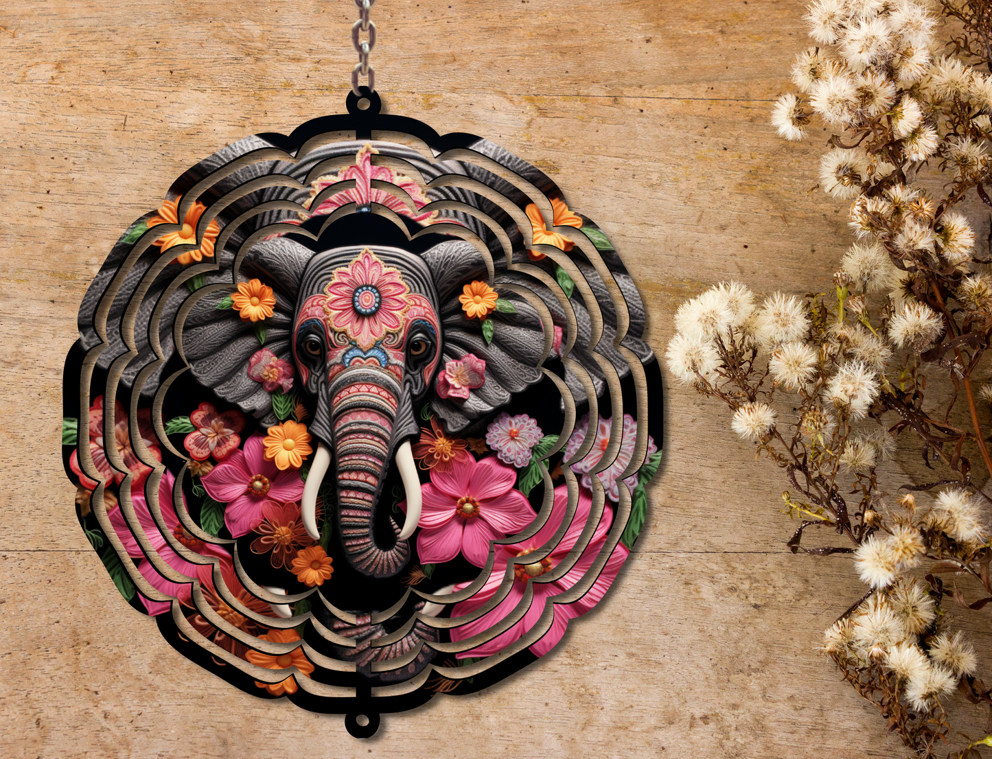 Elephant Wind Spinner (159)