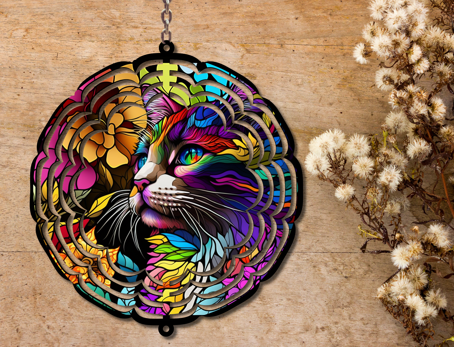 Cat Wind Spinner (084)