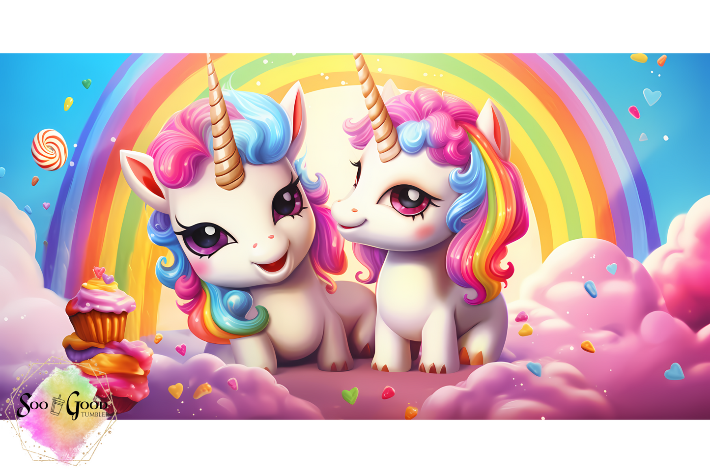 Baby Unicorns Sippy Cup / Kids Bottle