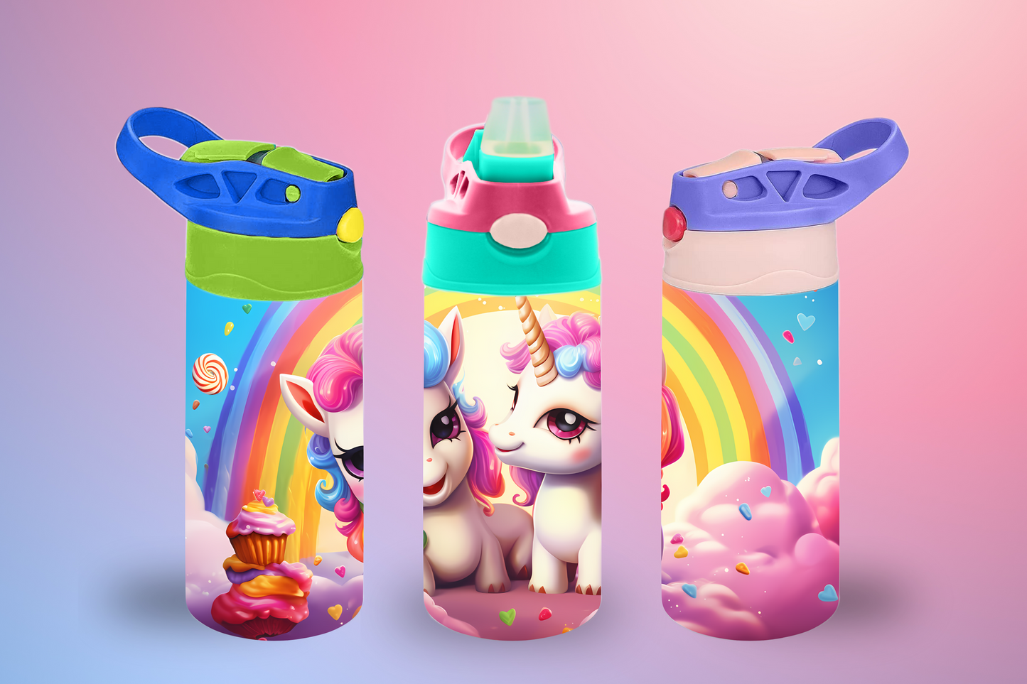 Baby Unicorns Sippy Cup / Kids Bottle
