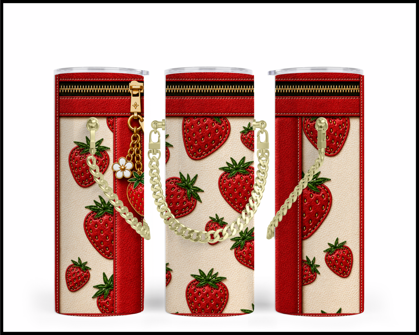 Strawberries Chain Tumbler (3115)