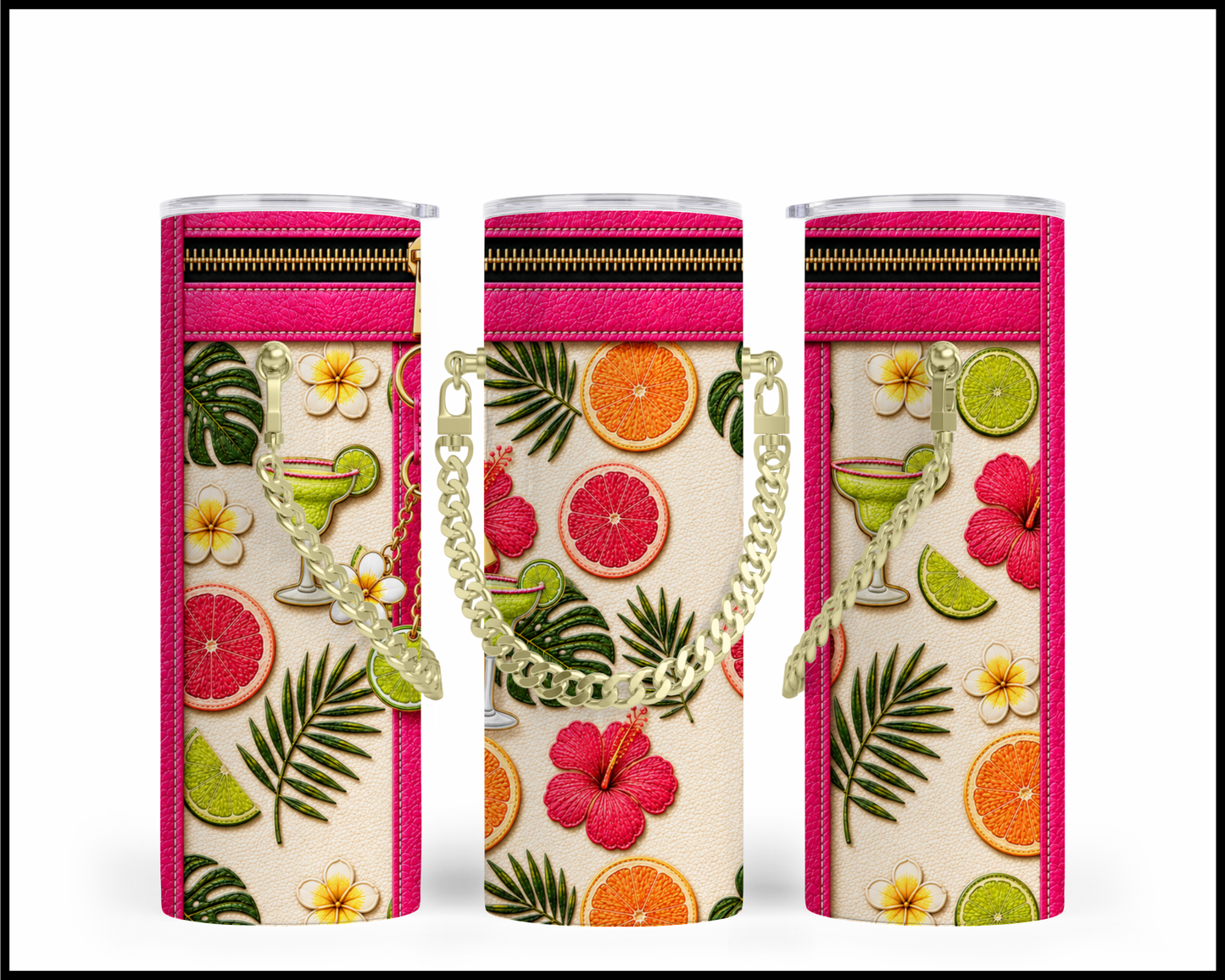 Summer Vibes Chain Tumbler (3114)