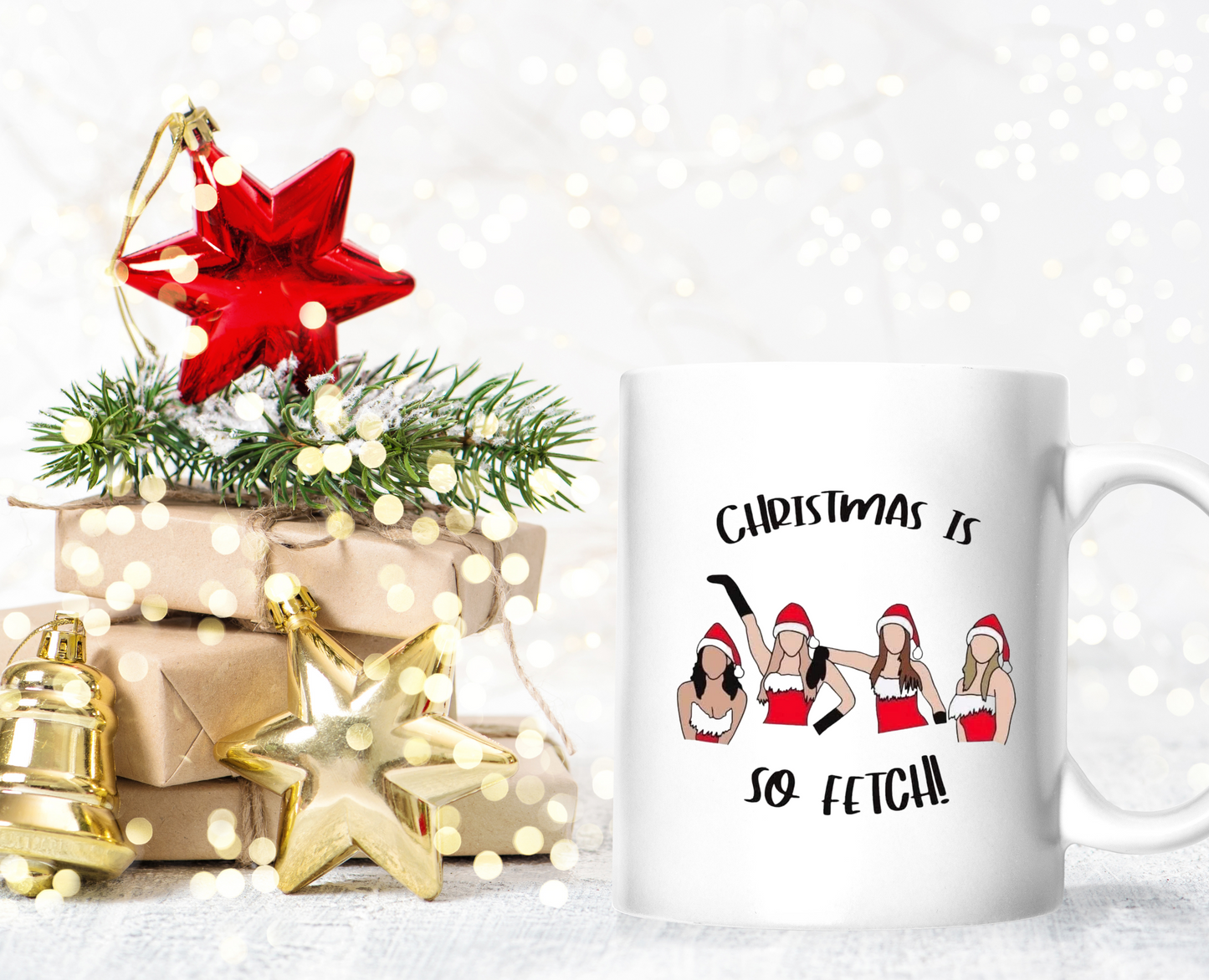 Christmas Is So Fetch Ceramic Mug