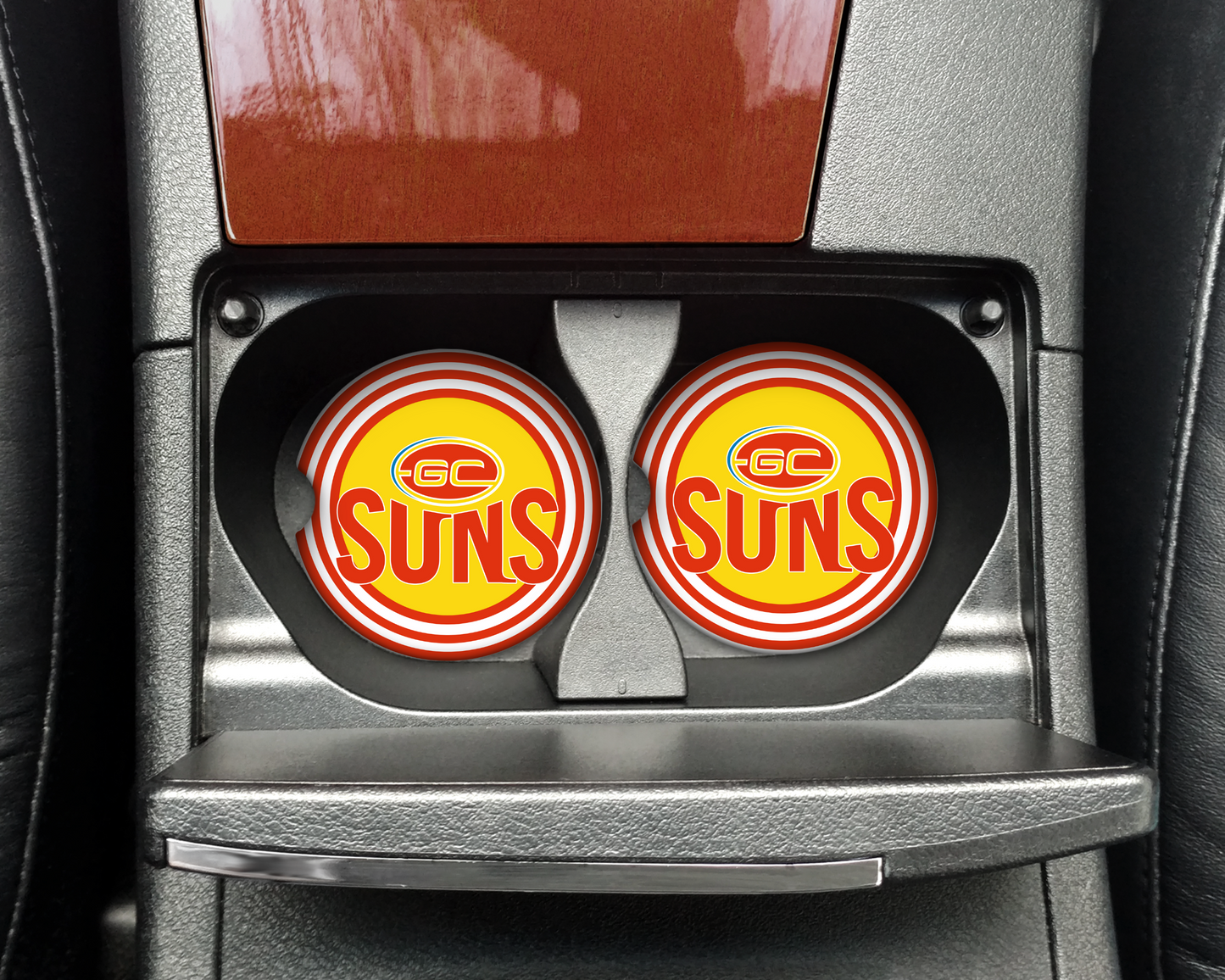 Gold Coast Suns Car Coasters (001)