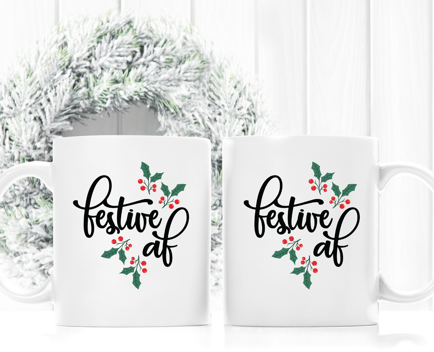 Festive AF Ceramic Mug