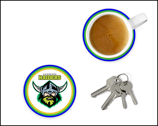Canberra Raiders Glass Coasters (002)