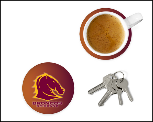 Brisbane Broncos Glass Coasters (001)
