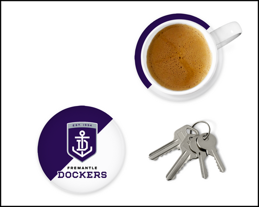 Freemantle Dockers Glass Coasters (001)