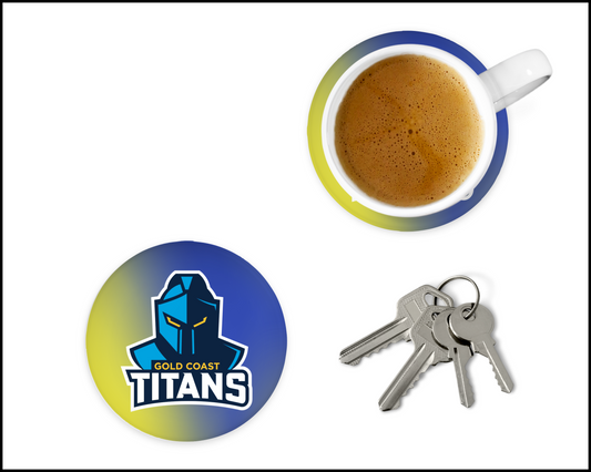 Gold Coast Titans Glass Coasters (001)