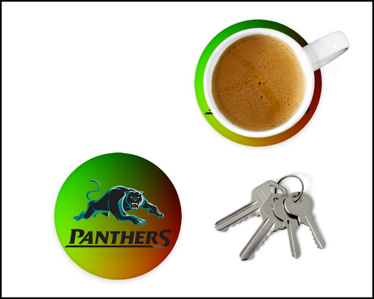 Penrith Panthers Glass Coasters (003)