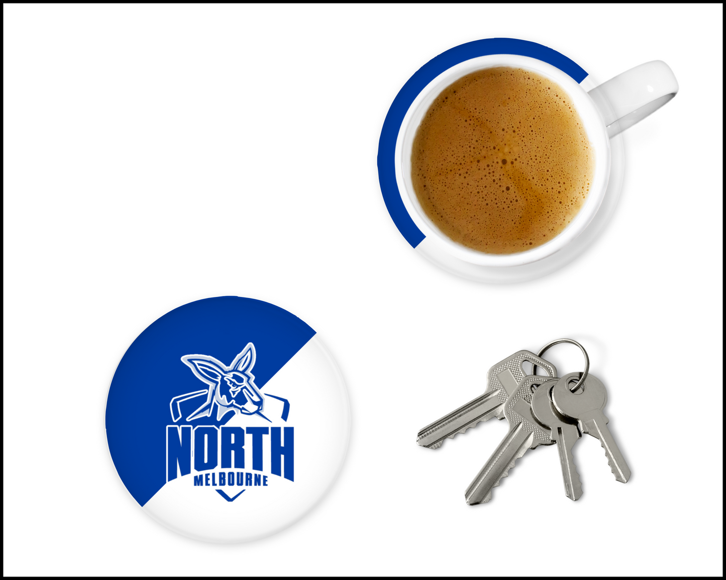 North Melbourne Glass Coasters (001)