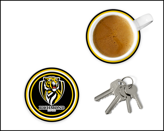 Richmond Tigers Glass Coasters (002)