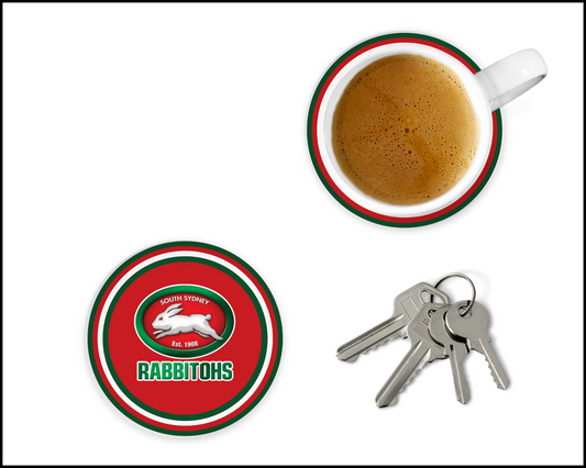 South Sydney Rabbitohs Glass Coasters (002)