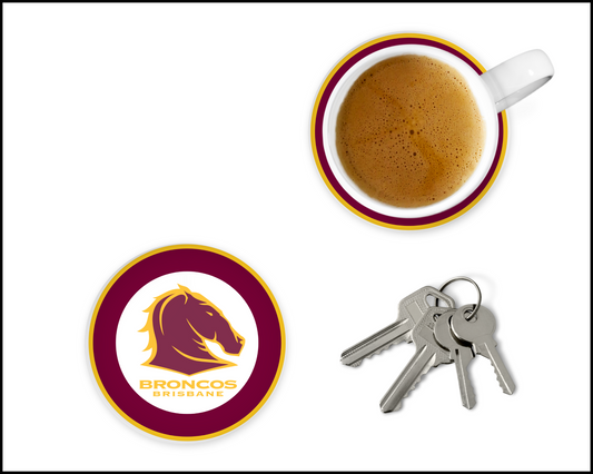 Brisbane Broncos Glass Coasters (003)