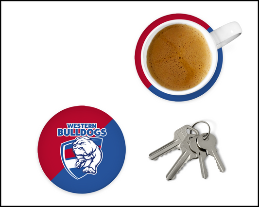 Western Bulldogs Glass Coasters (002)