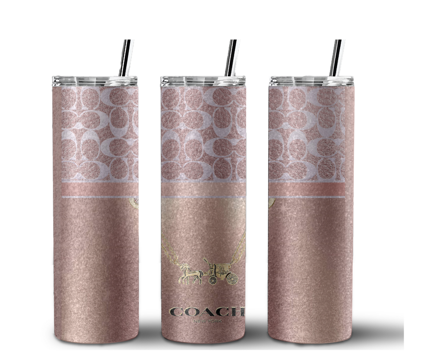 Coach Handbag Inspired Tumbler (056)