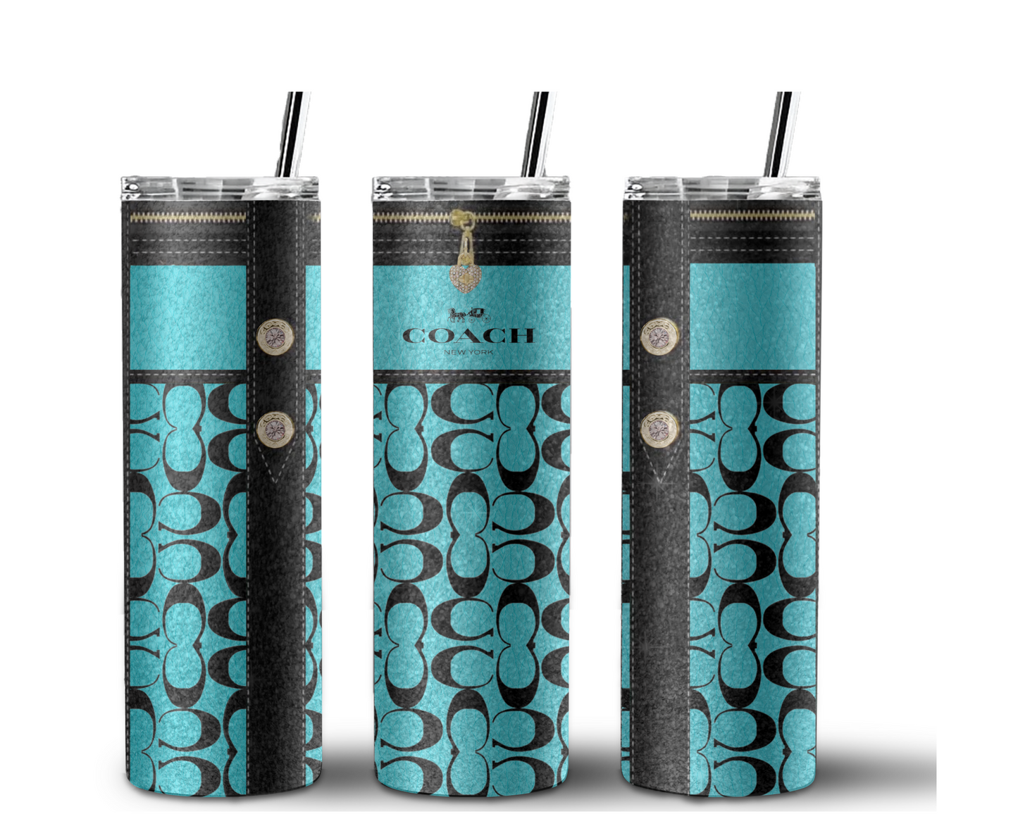 Coach Handbag Inspired Tumbler (066)
