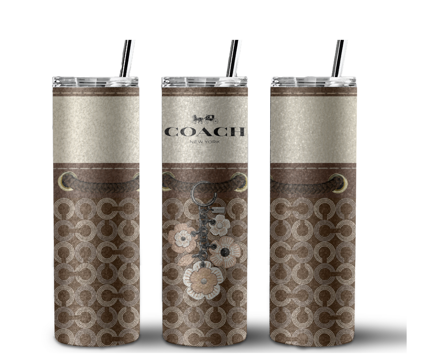 Coach Handbag Inspired Tumbler (063)