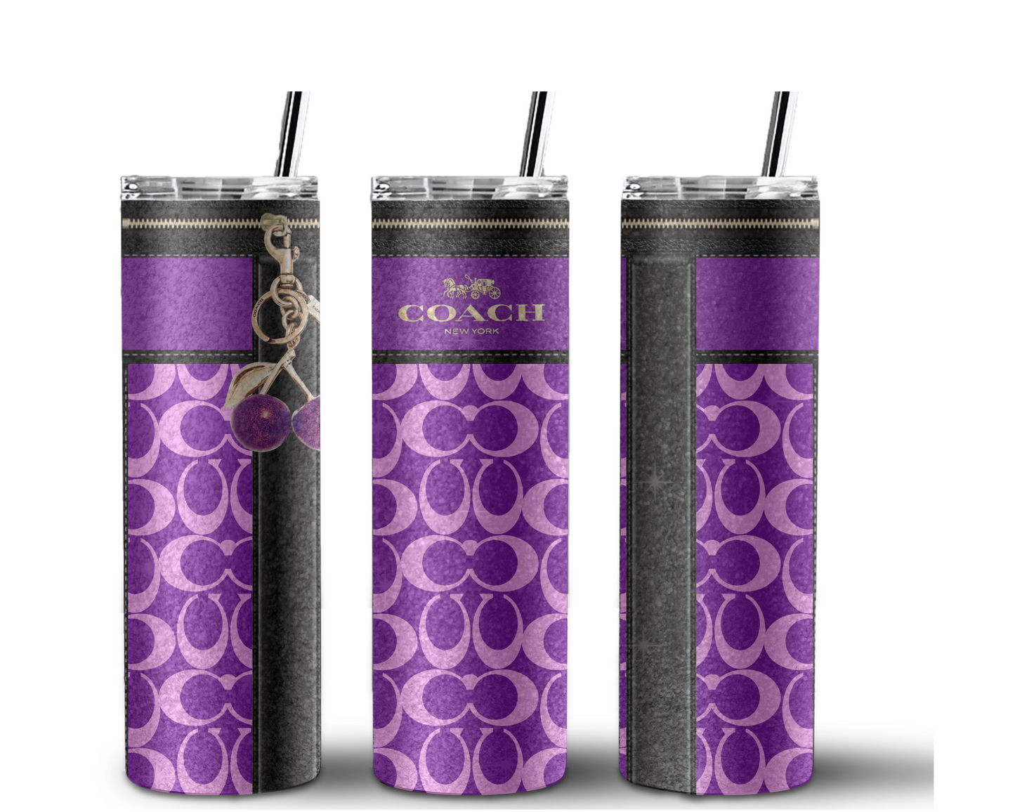 Coach Handbag Inspired Tumbler (064)