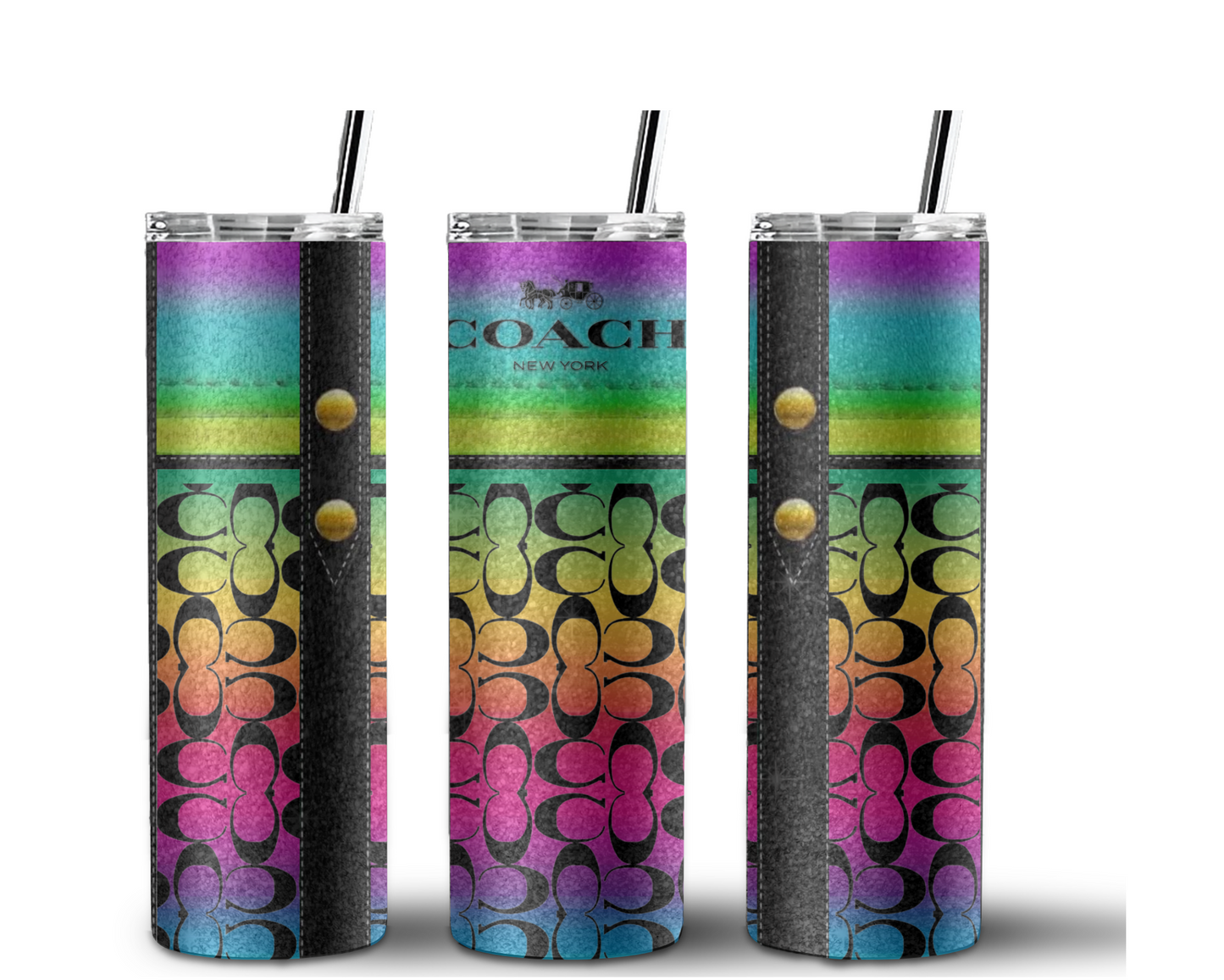 Coach Handbag Inspired Tumbler (054)