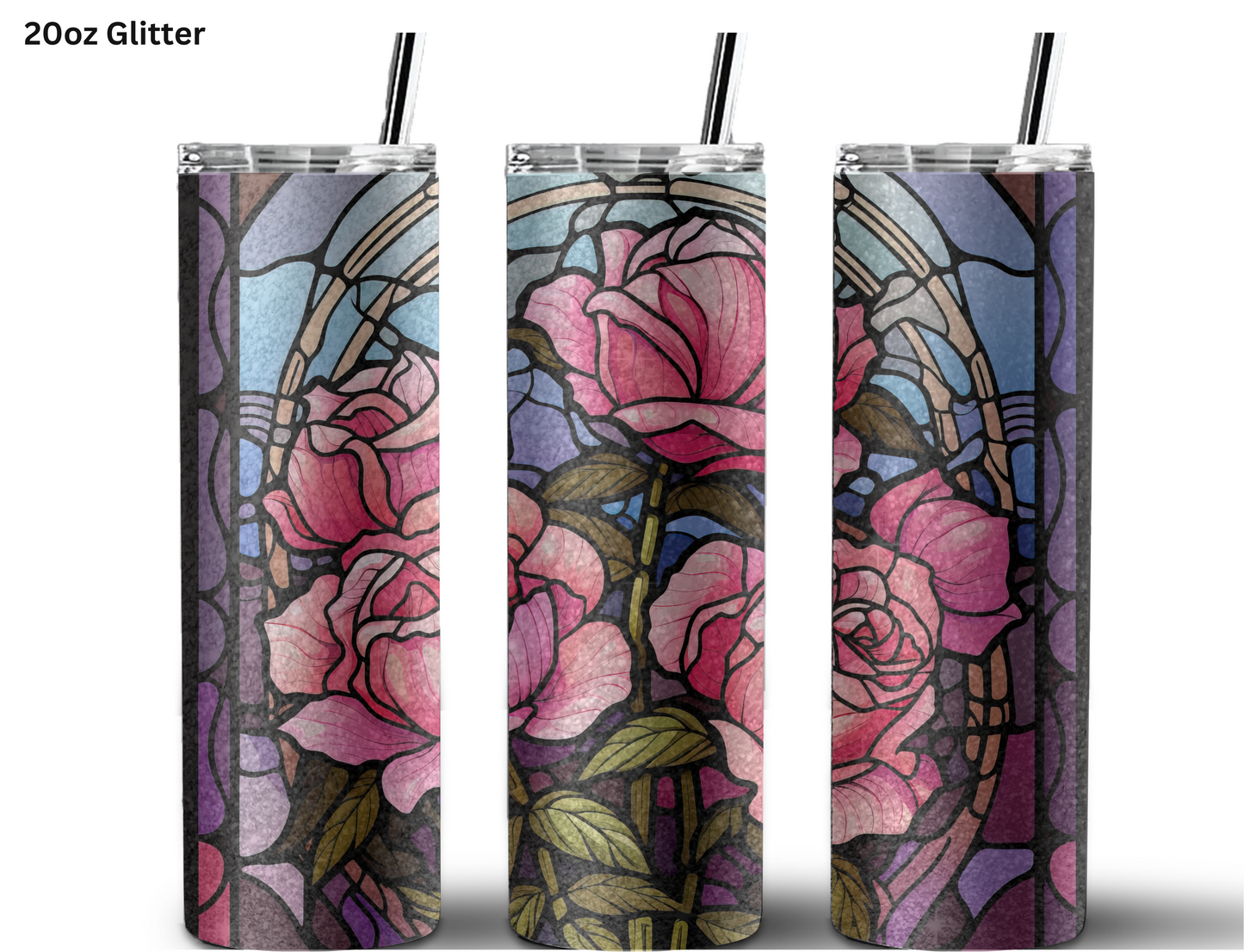 Pink Roses Tumbler