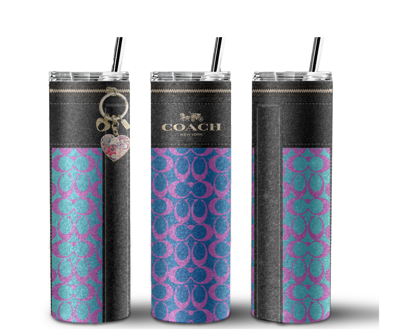 Coach Handbag Inspired Tumbler (061)