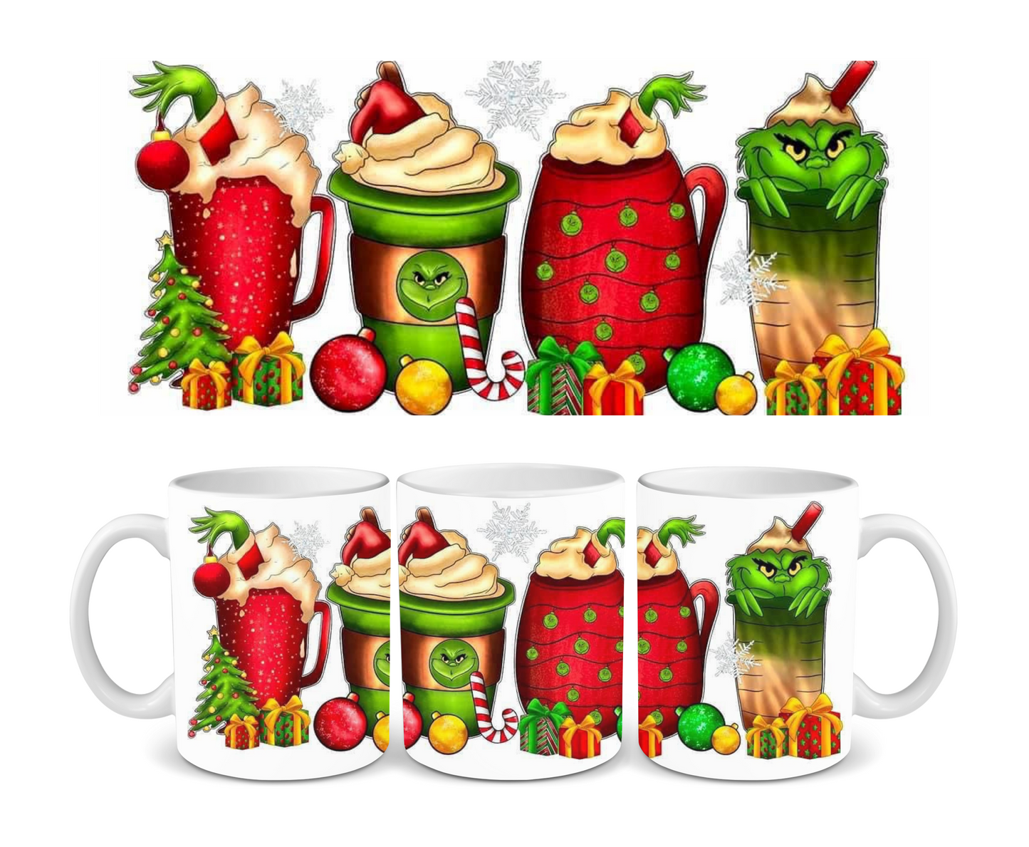 Grinch's Egg Nog Ceramic Mug