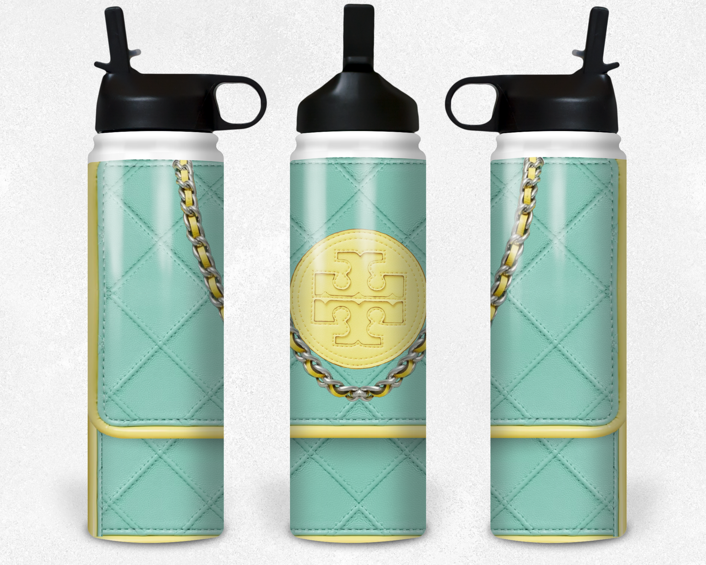 Tory Burch Handbag Inspired Tumbler (002)