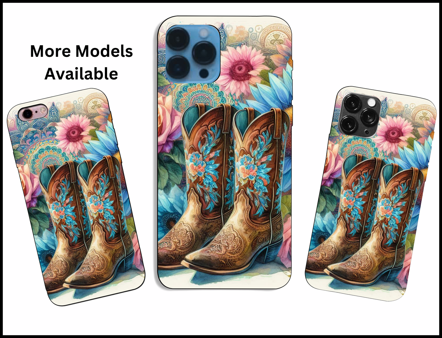 Western Boots Phone Case (322)