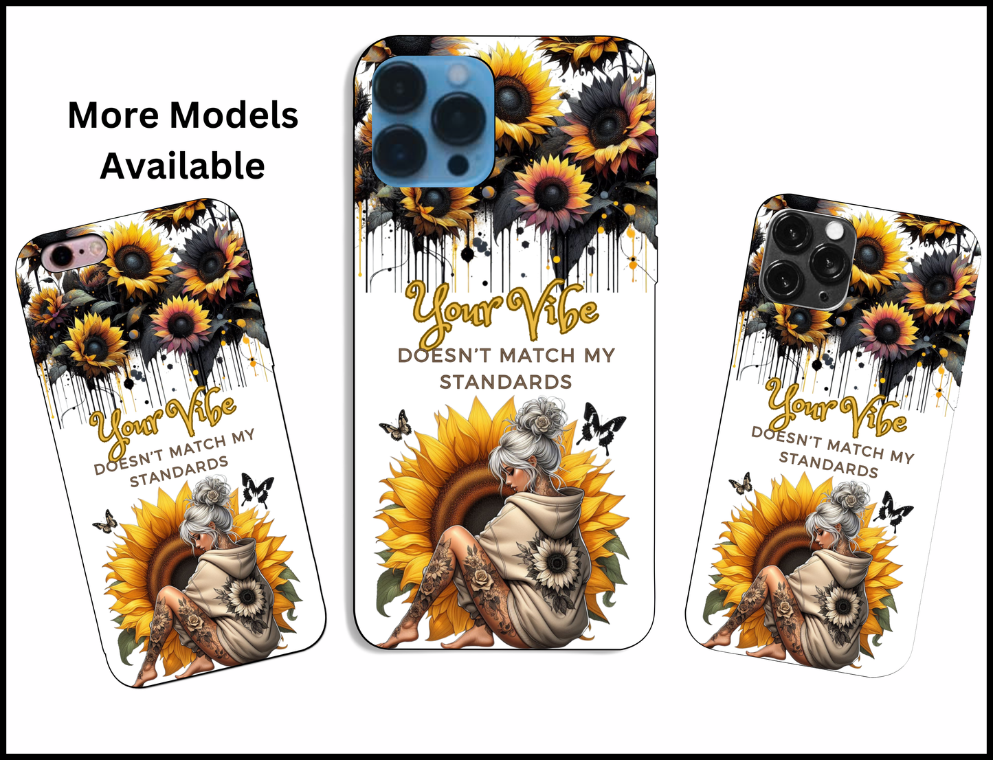 Your Vibe Doesn't Match My Standards iPhone Case (422)