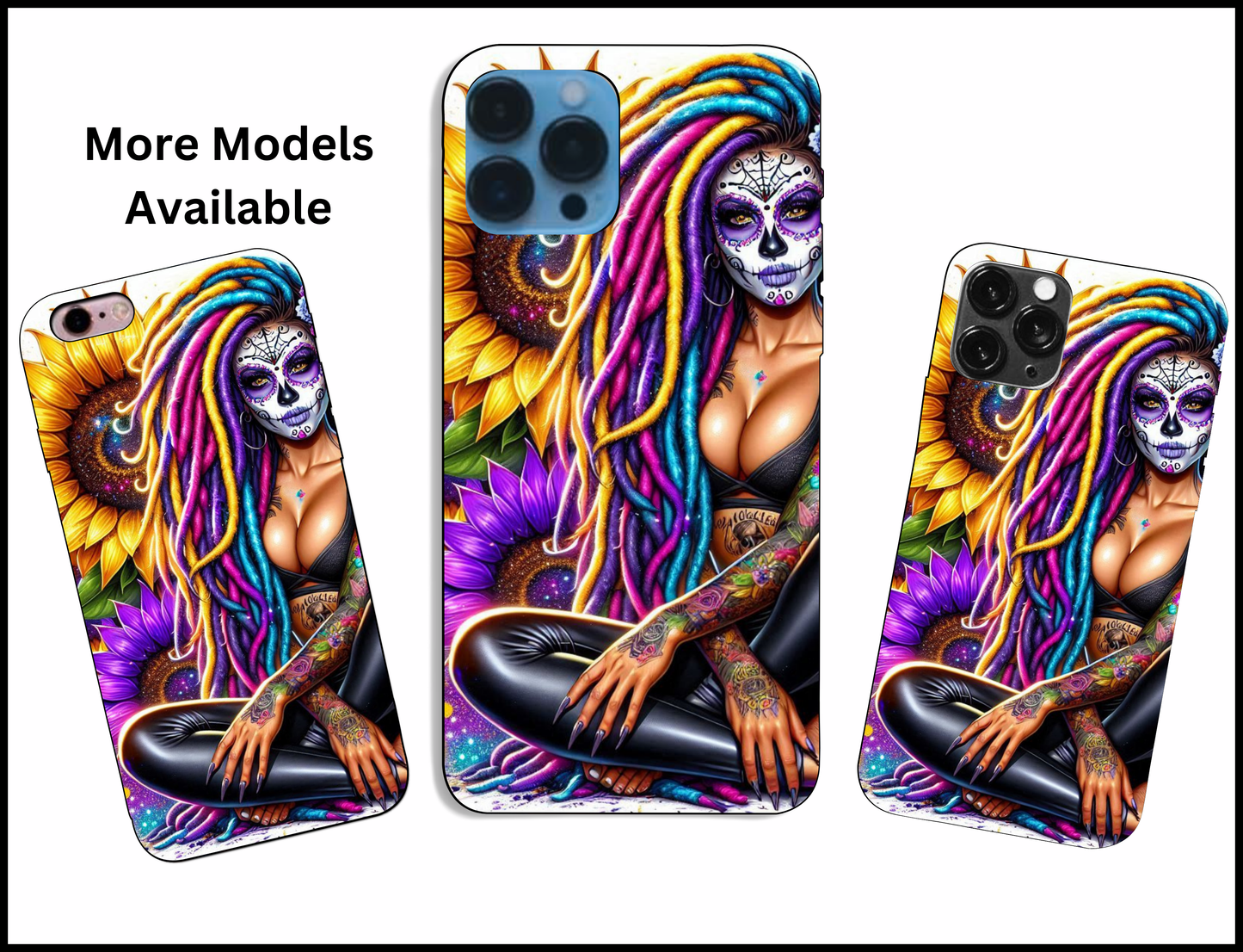 Candy Skull Woman iPhone Case (084)