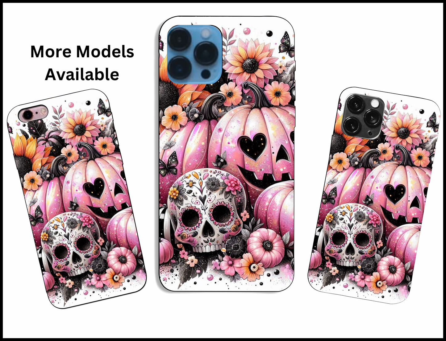 Floral Skull iPhone Case (140)