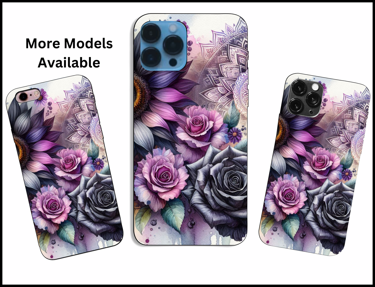 Mandala Floral iPhone Case (146)