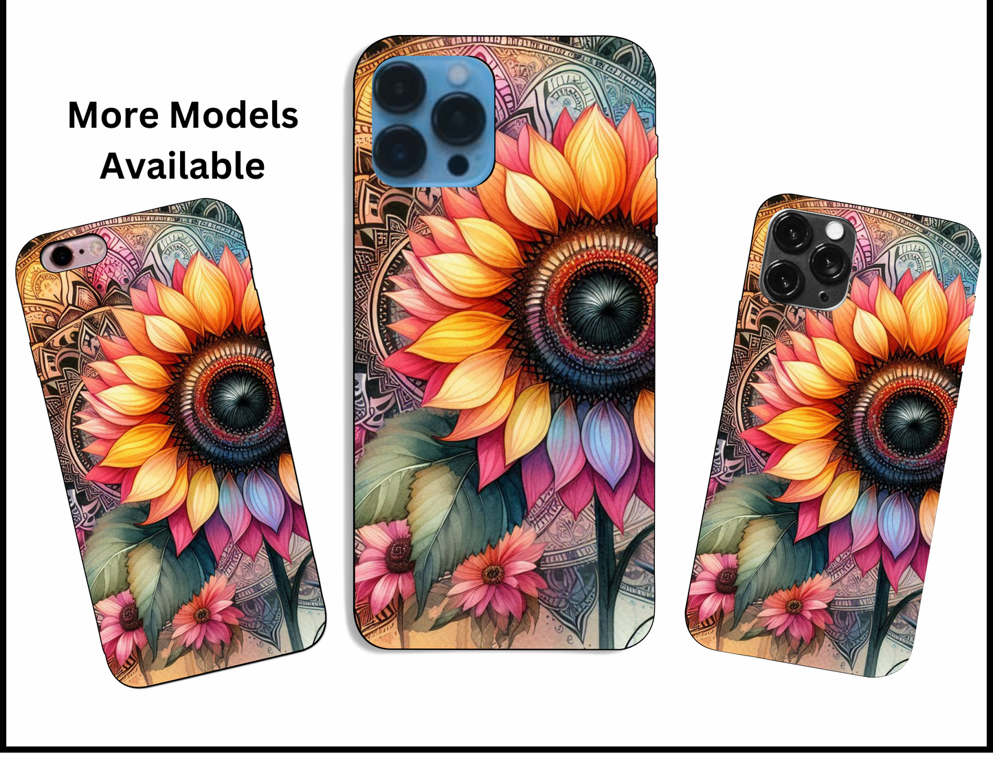 Mandala Floral iPhone Case (154)