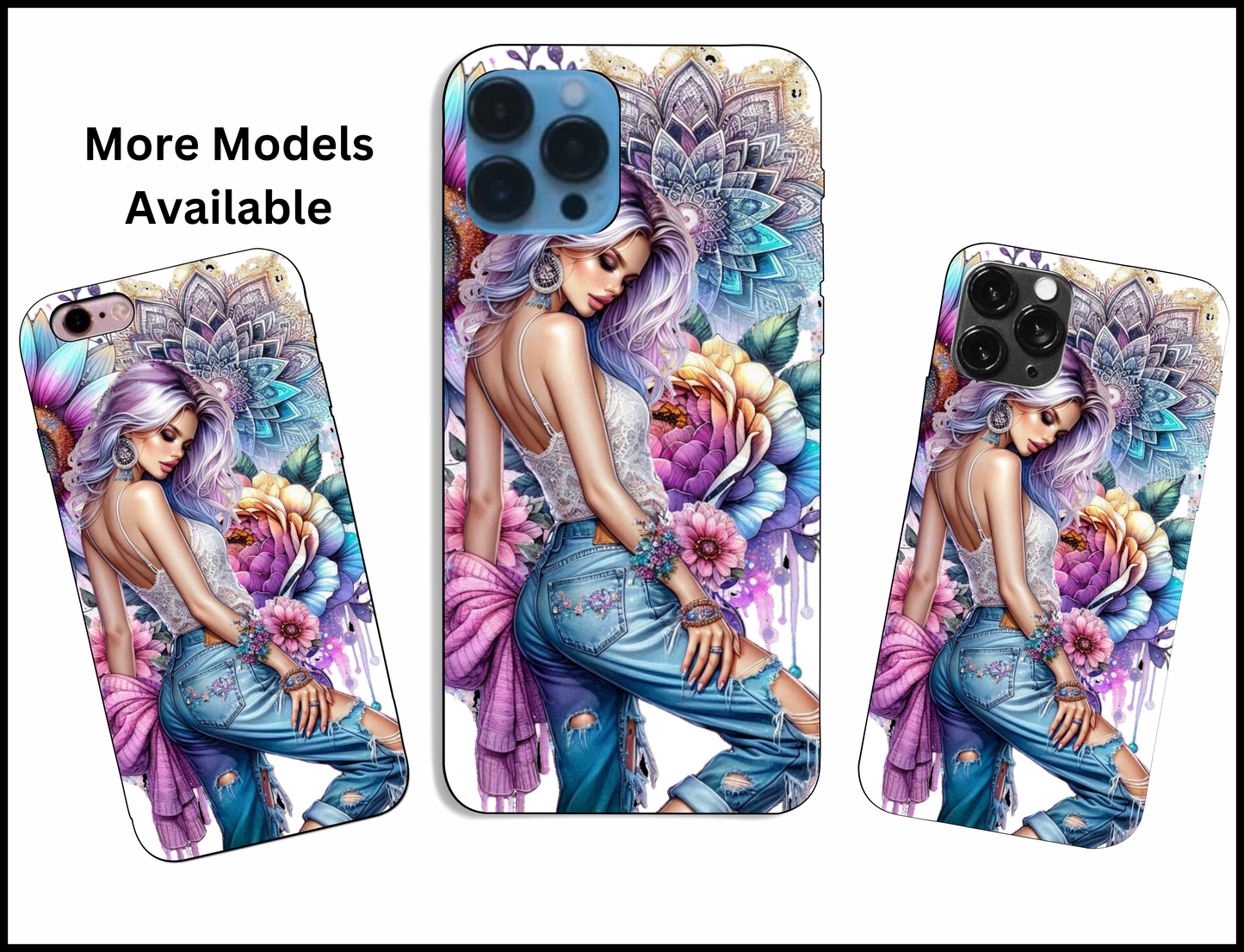 Floral Woman Phone Case (450)
