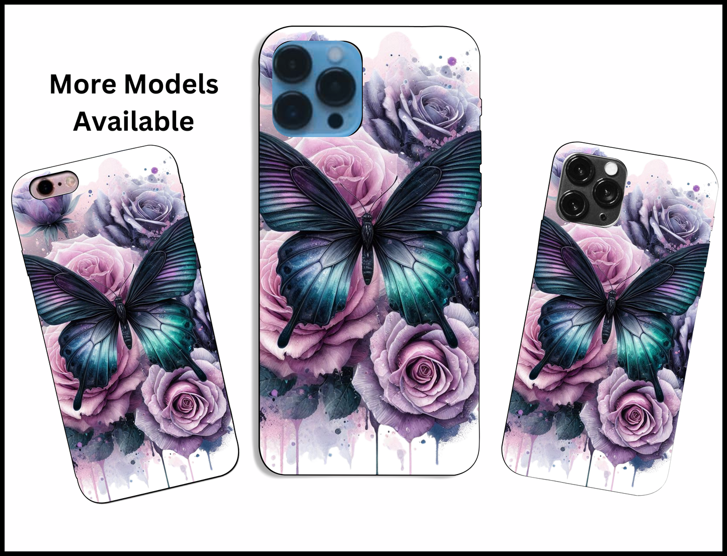 Butterfly Floral Phone Case (164)