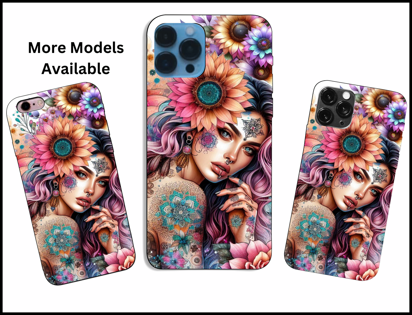 Floral Woman Phone Case (454)