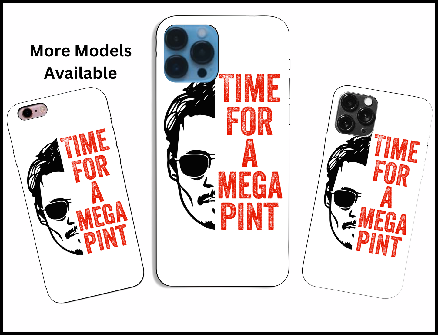 Time For A Mega Pint Phone Case (474)