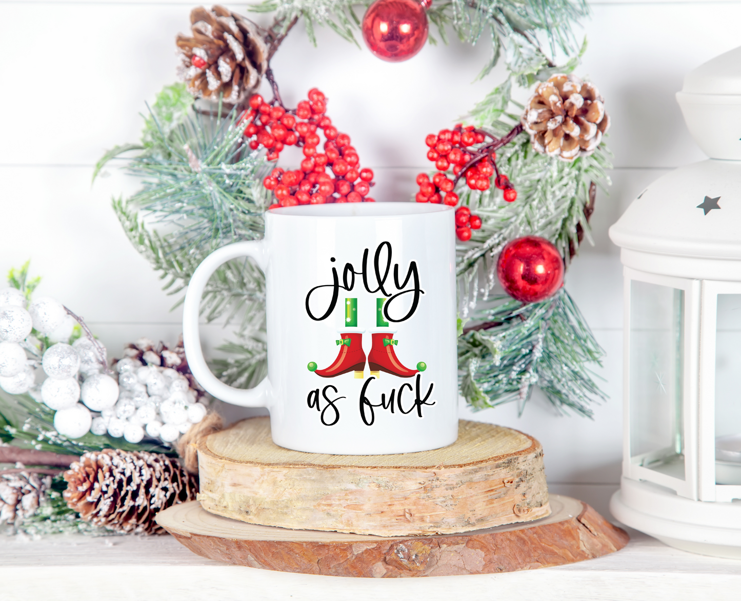 Jolly As Fu%k Ceramic Mug