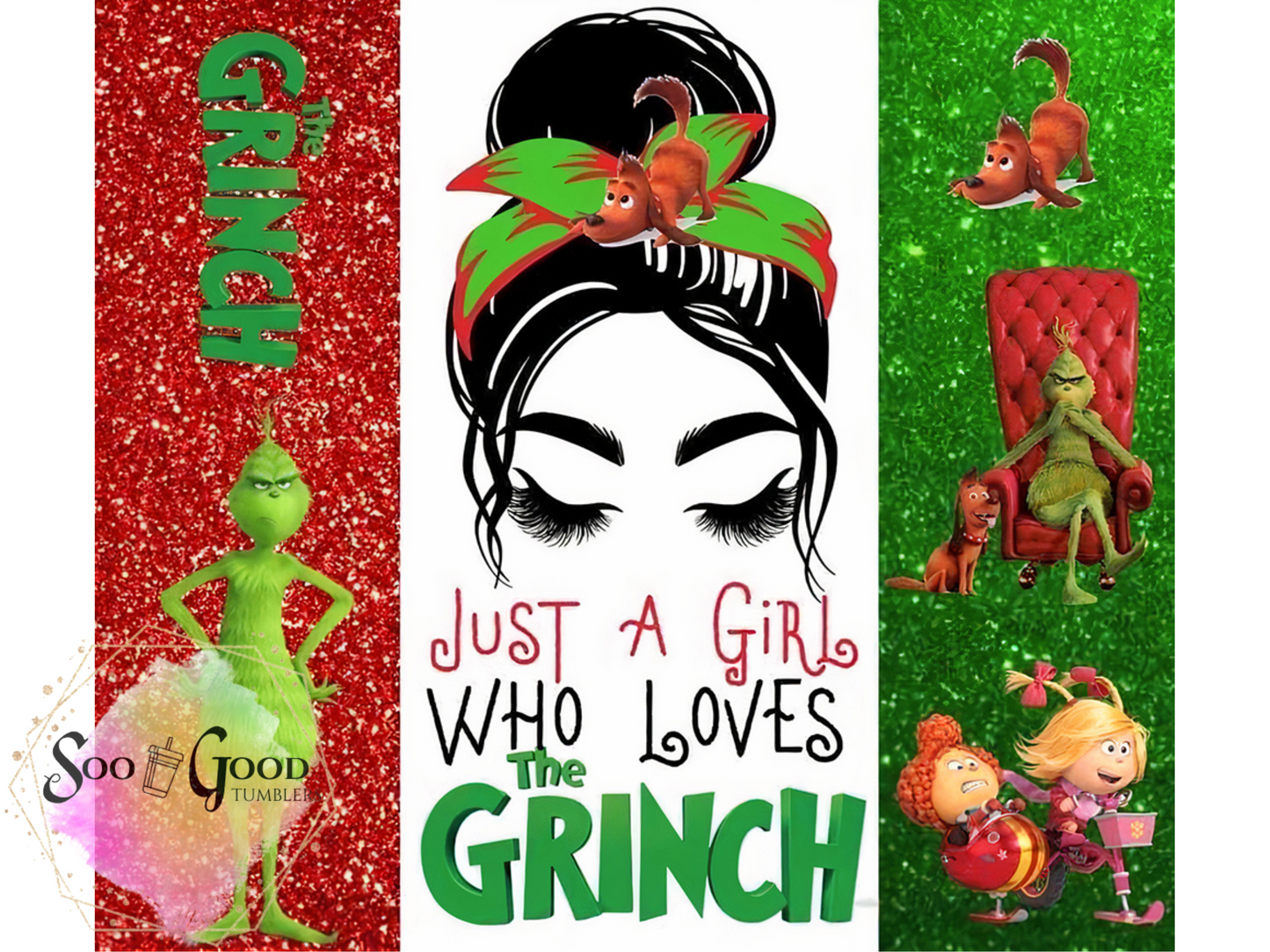 Just A Girl Who Loves Grinch Tumbler