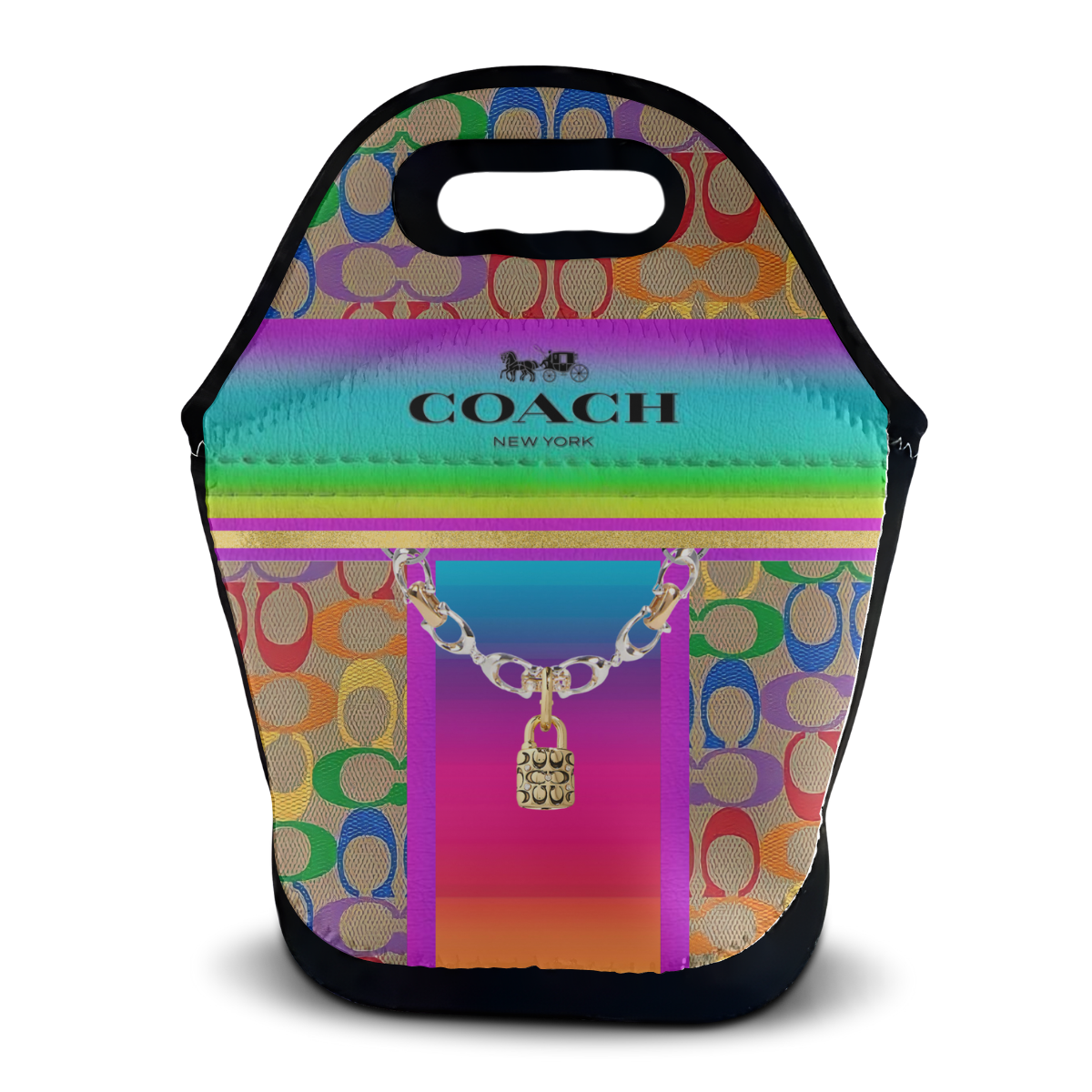 Coach Inspired Lunch Tote Bag (055)