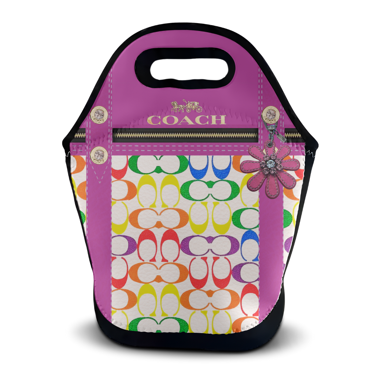 Coach Inspired Lunch Tote Bag (092)