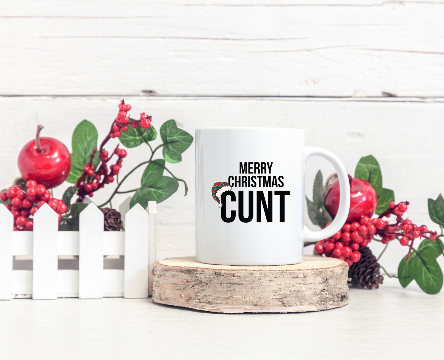 Merry Christmas Cu%t Ceramic Mug