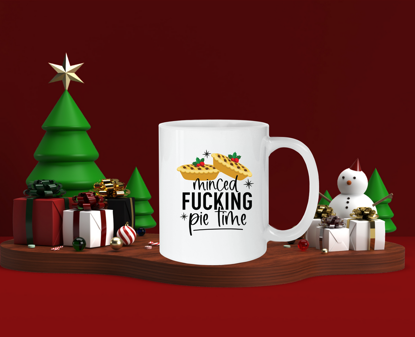 Mince Pie Time Ceramic Mug