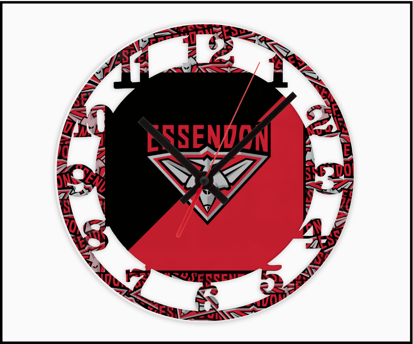 Essendon 3D Numbered Clock (004)