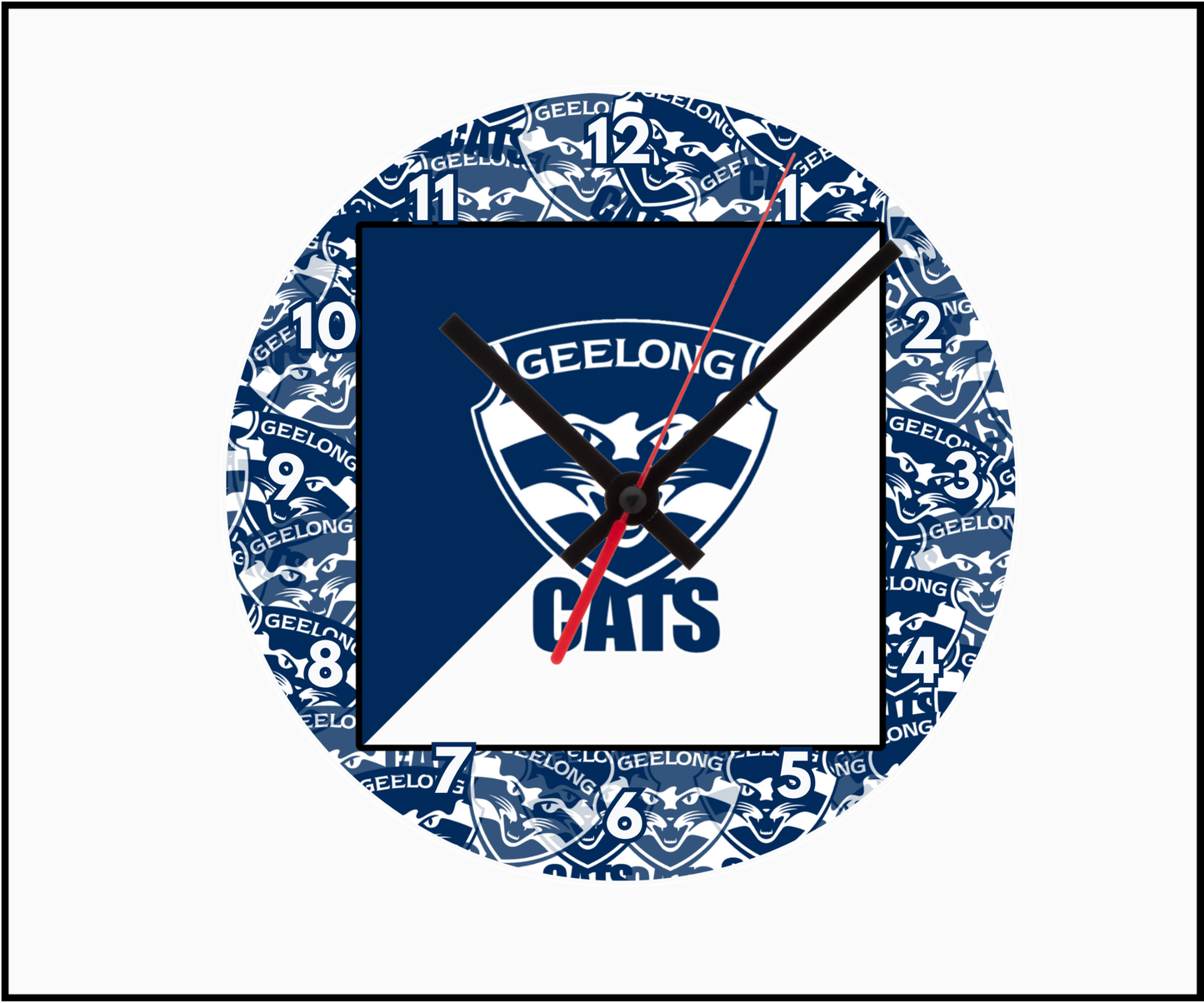 Geelong Cats Clock (Round 003)