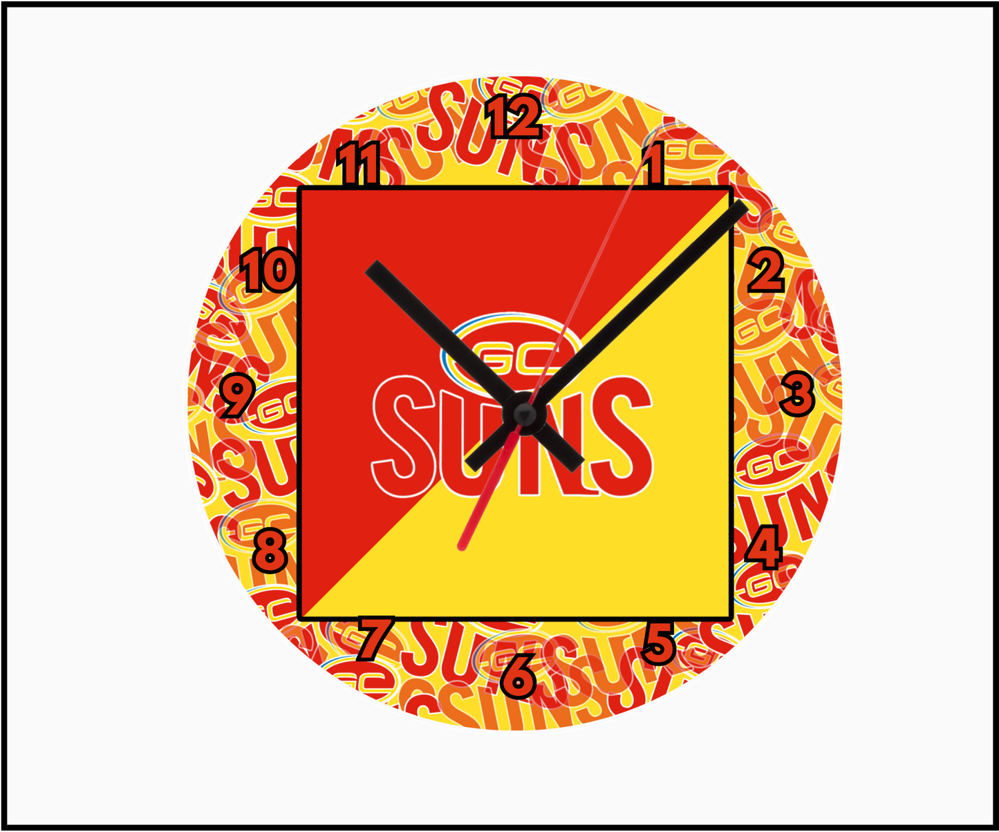 Gold Coast Suns Clock (Round 003)
