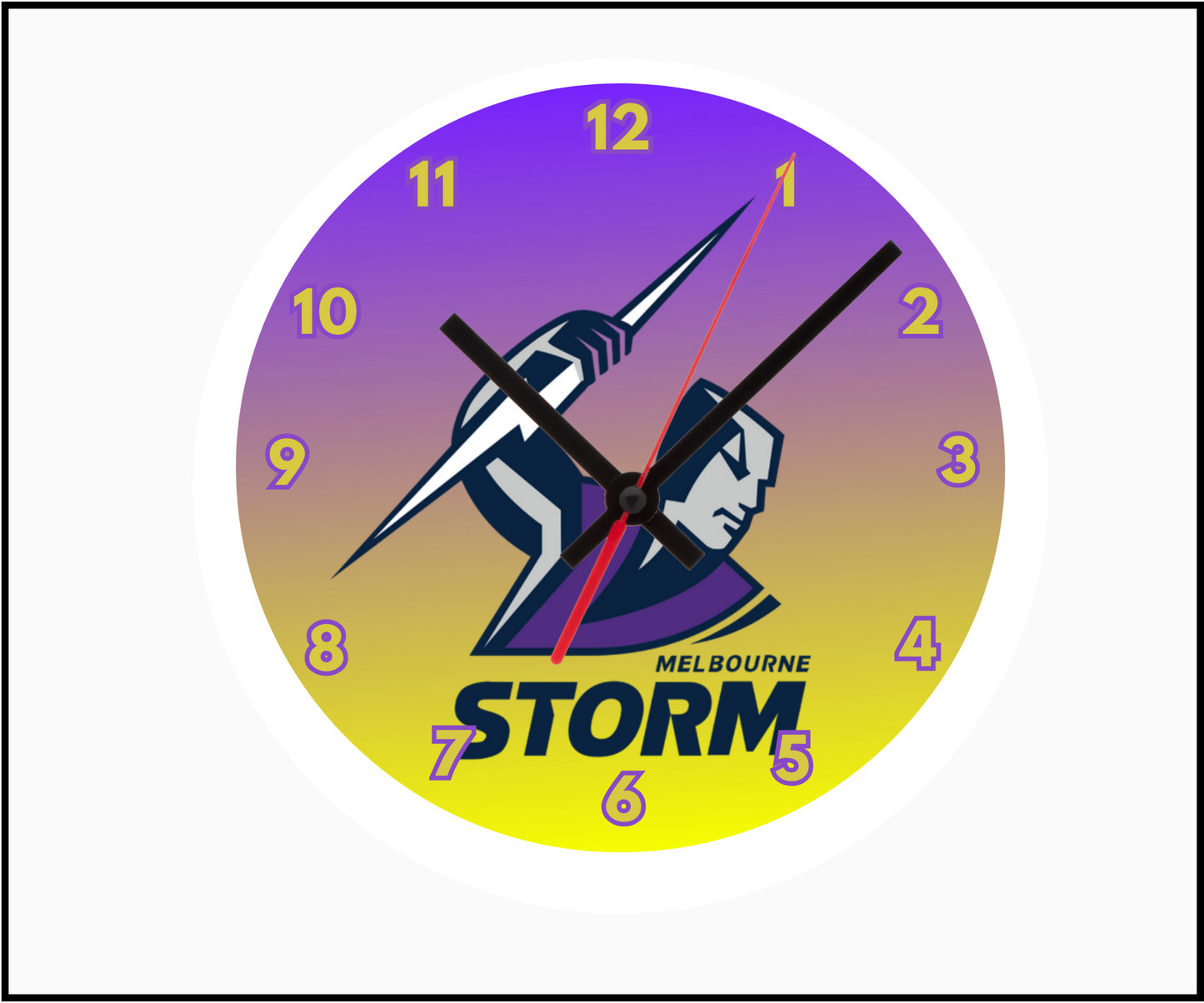 Melbourne Storm Clock (Round 001)